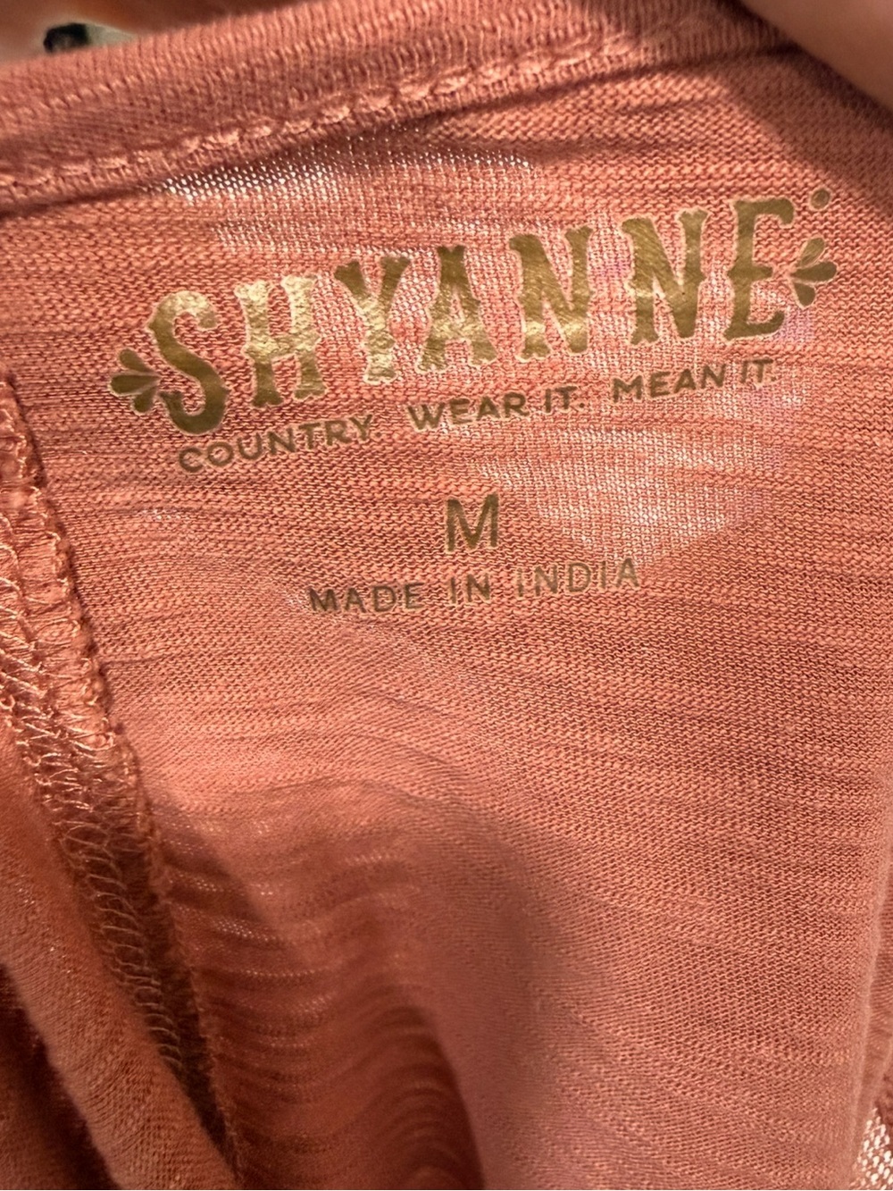 Shyanne Lace Appliqué Western Style Rusty Pink Tank Top - Picture 6 of 10